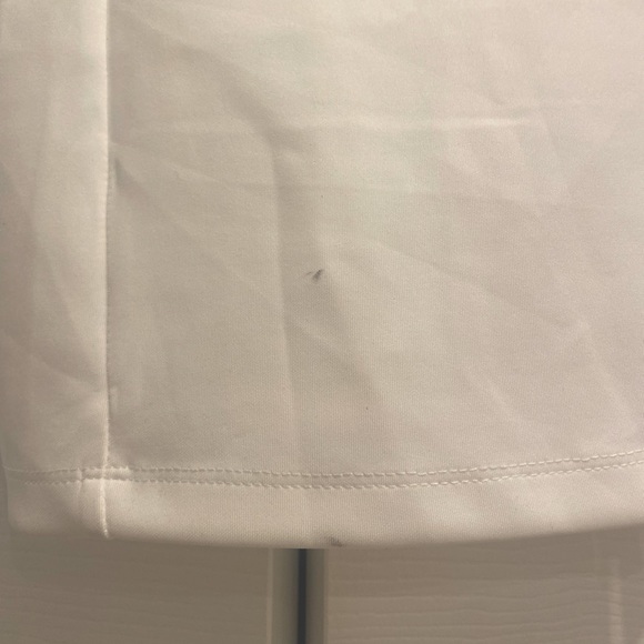 Off the shoulder ruffle trim white midi dress - Picture 7 of 8